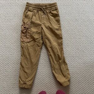 Gap boys , size medium, jersey lined dark khaki  joggers
